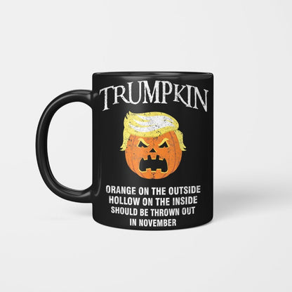 Halloween Anti Trumpkin Orange On The Outside Hollow Inside
