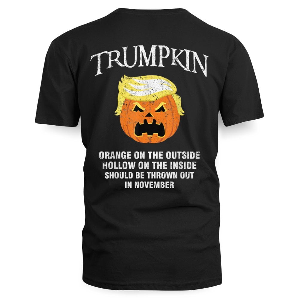 Halloween Anti Trumpkin Orange On The Outside Hollow Inside