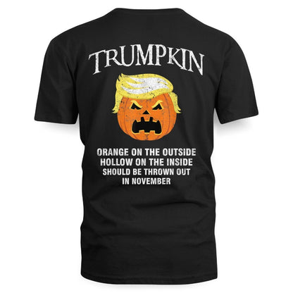 Halloween Anti Trumpkin Orange On The Outside Hollow Inside