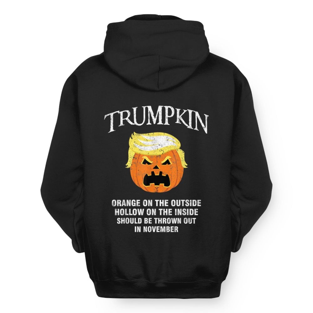 Halloween Anti Trumpkin Orange On The Outside Hollow Inside