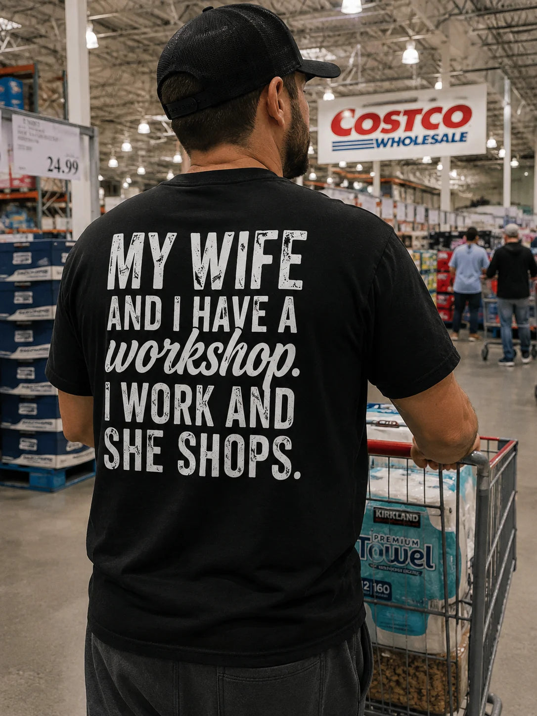 My Wife & I Have A Workshop Funny Tee (2)